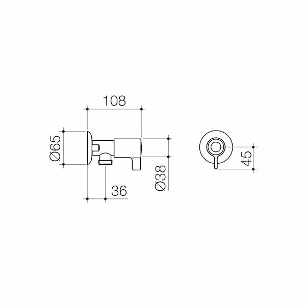 G Series+ Cistern Tap (Jumper Valve)