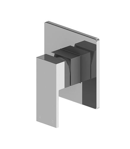 Alto Wall Mixer Chrome Square Body