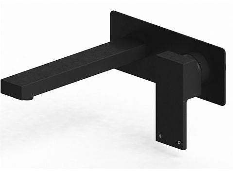 Alto Wall Basin Mixer Black